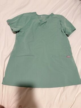 FIGS Jade XS Casma Three-Pocket Scrub Top